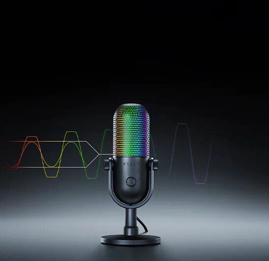 【RAZER】Seiren V3 Chroma Amazon.com: Razer Seiren V3 Chroma RGB USB Microphone